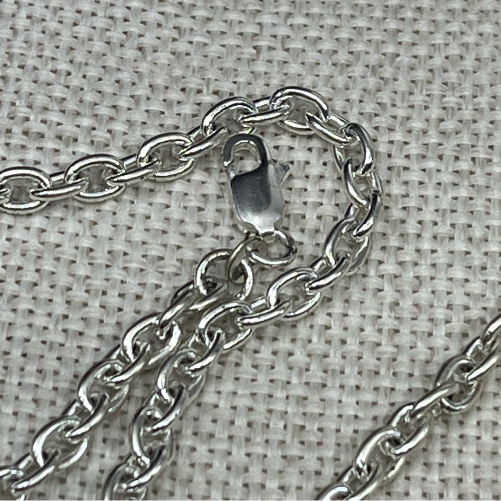 Timeless 925 Sterling Silver Rope Chain Necklace – 18” - Picture 8 of 16
